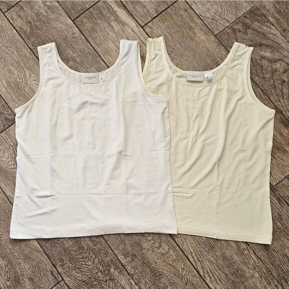 NWOT Liz Claiborne Tank Tops Set of 2 Size L - Picture 1 of 6